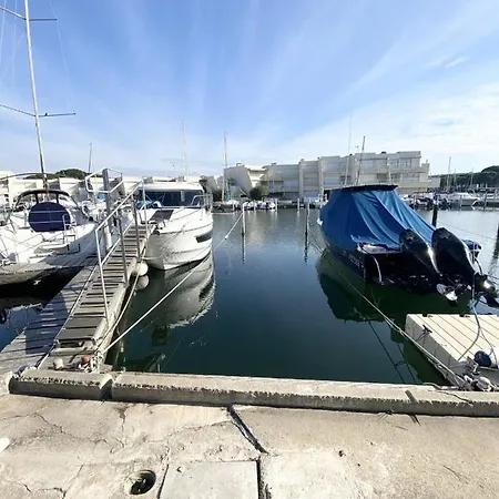 As22989-marina P3 Rdc Grande Terrasse Appontement * Le Grau-du-Roi